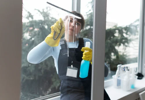 Nettoyage de vitres intérieures et extérieures à Theuville